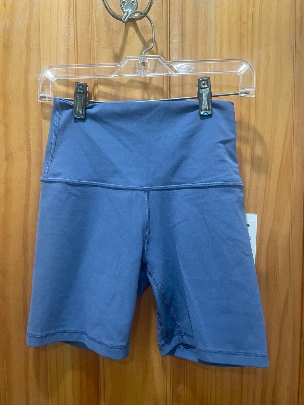 NWT lululemon Align HR Short 6”- High Rise Bike Shorts in blue